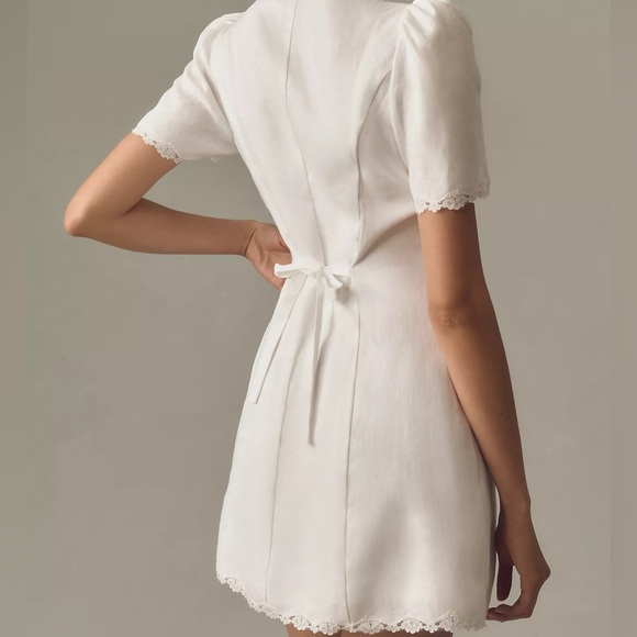 Reformation Annabella lace trim dressNWT - Picture 4 of 4